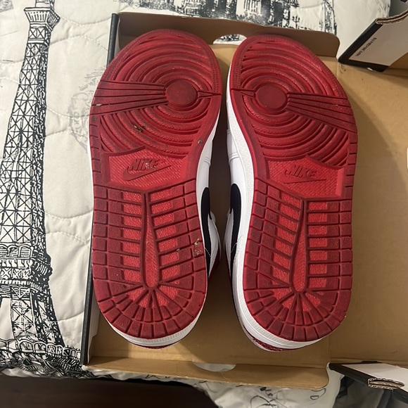 Jordan 1 low gym red white size 10 - Picture 3 of 6